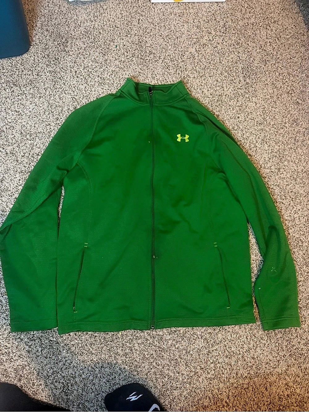 Under Armour Men's Green Performance Jacket Size Large